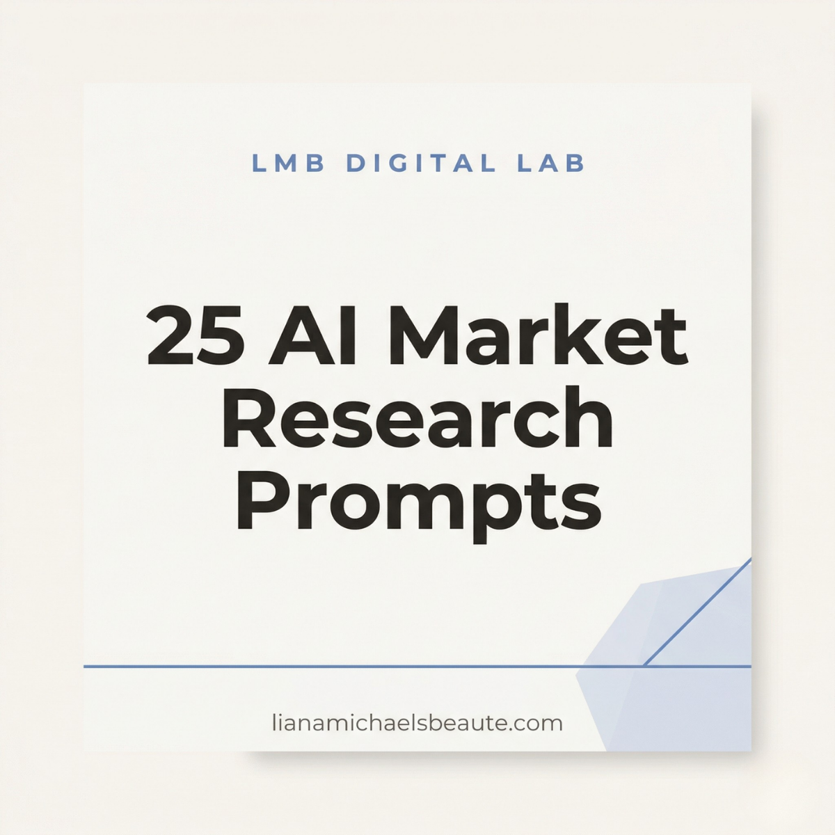 25 AI Market Research Prompts for Beauty Entrepreneurs