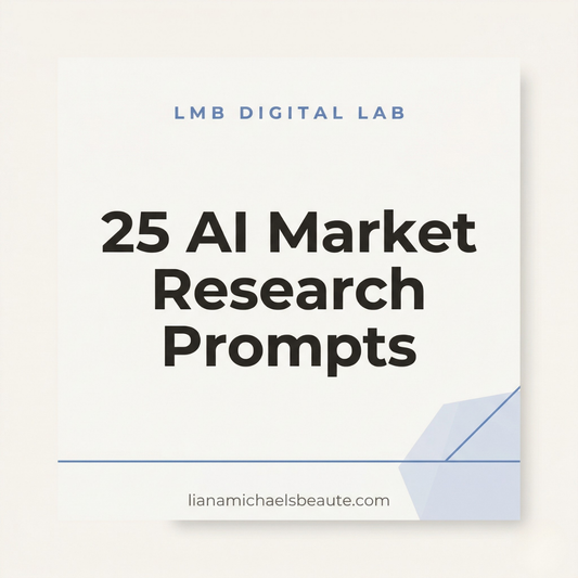 25 AI Market Research Prompts for Beauty Entrepreneurs